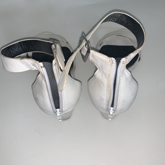 4” White Wedge Heel - Picture 5 of 5